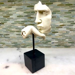 Abstract Sculpture Kissing the Hand